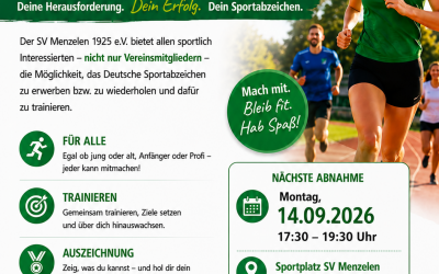 Sportabzeichen Abnahme am 14.09.26