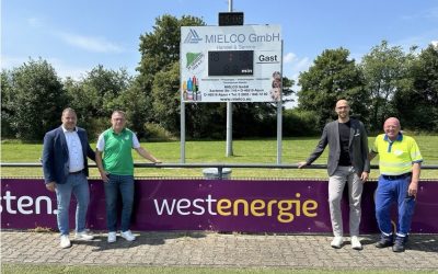 Neuer Werbepartner beim SV Menzelen – Herzlich willkommen Westenergie!
